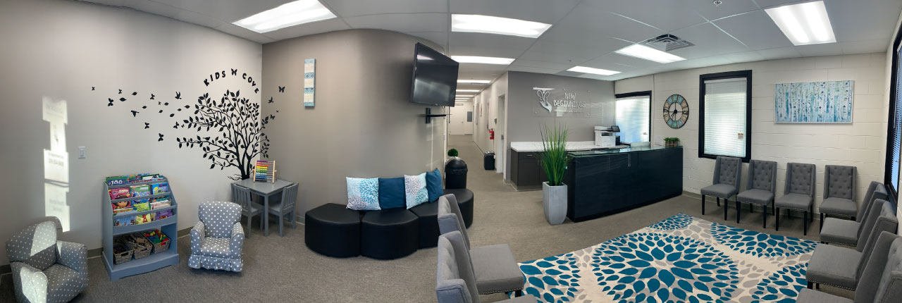 New Beginnings Family Counseling Panoramic Photo of Office